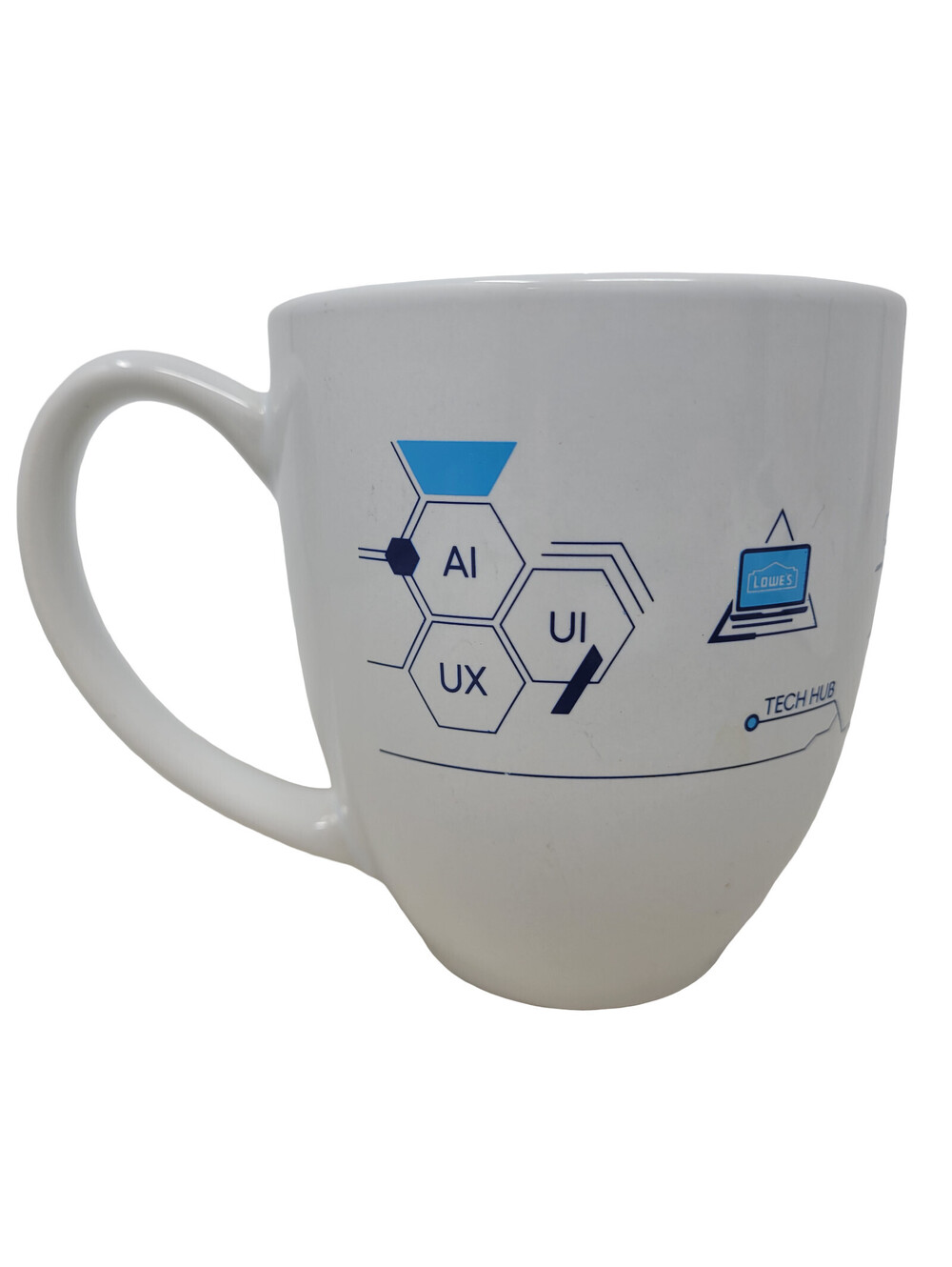 Lowes Tech Hub Charlotte Employee Corporate Mug AI UI UX Tech Graphics 2022